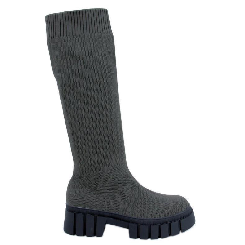 Stövlar med en flexibel Tapp Green ovandel grön