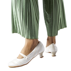 Vita Sant'Antonio lågklackade pumps