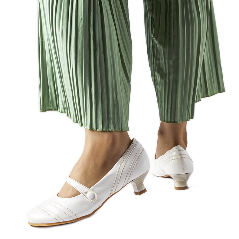 Vita Sant'Antonio lågklackade pumps