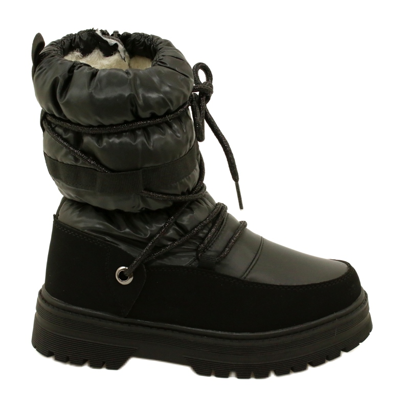 Waterproof Girls 'Snow Boots Miss Evento 23DZ23-6585 Black svart