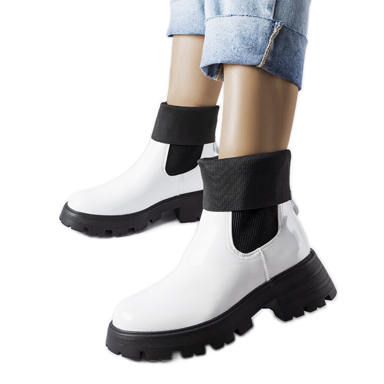 Breolungi vita slip-on arbetarstövlar