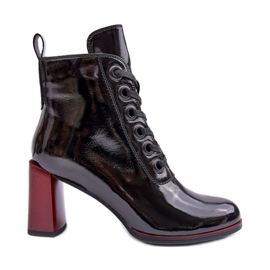 Patentsko med snörning S.Barski MR870-15 Svart