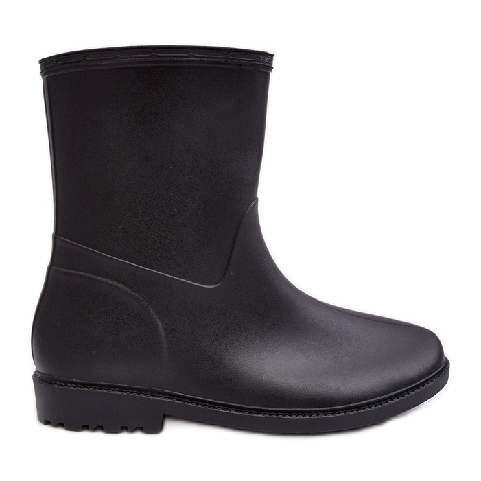 PS1 Klassiska Slip-On Wellington Boots för kvinnor Svart Solihia
