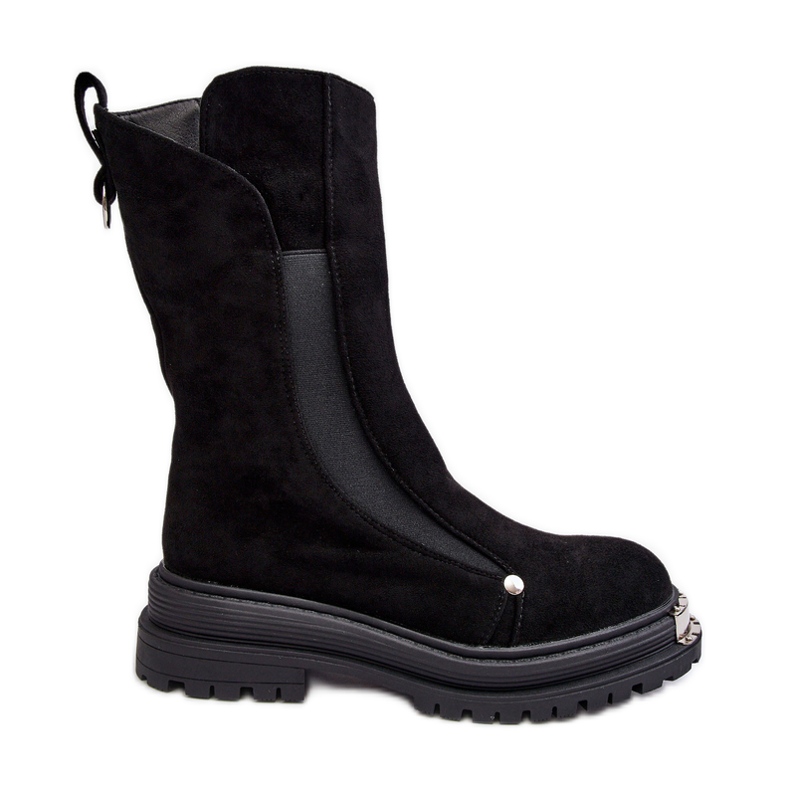 PS1 Mocka Isolerade Flat Boots Svart Palimra