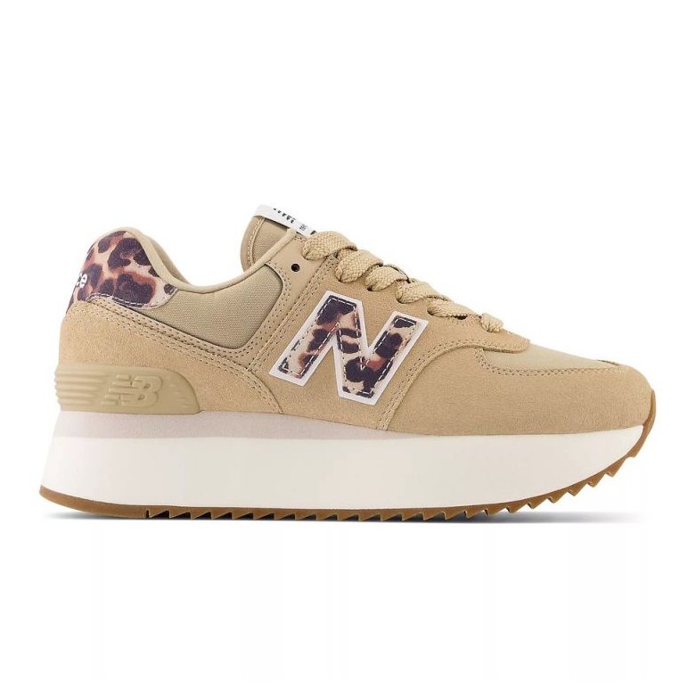 New Balance W WL574ZDC skor beige