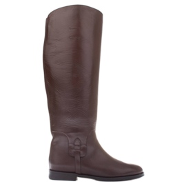 Marco Shoes Marley breda stövlar brun