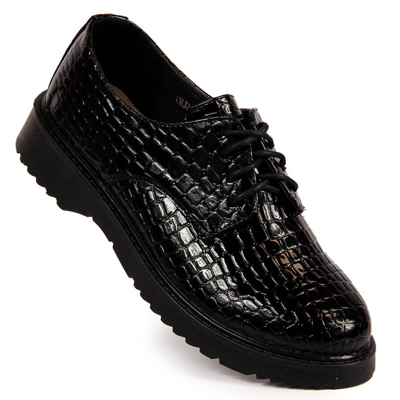 Damlackerade oxfordskor, svarta, T.Sokolski J23-324