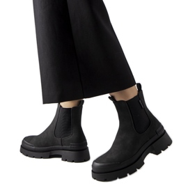 Black Big Star MM274319 slip-on ankelboots svart