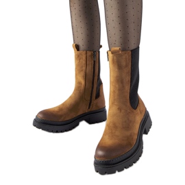 Bruna isolerade höga stövlar från Bernardo