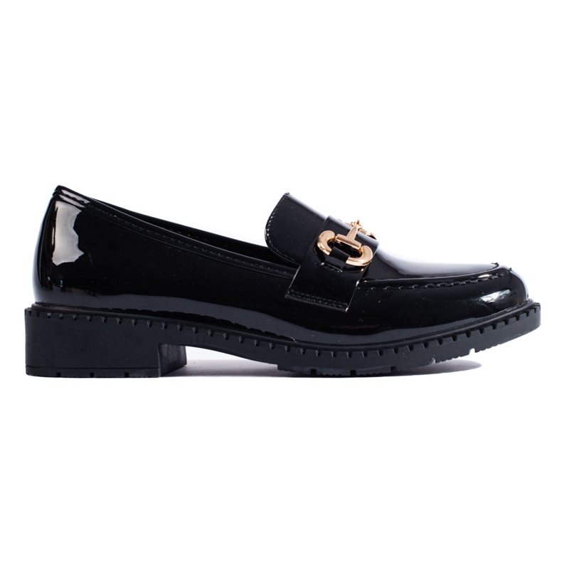 Patentsvarta eleganta Shelovet loafers