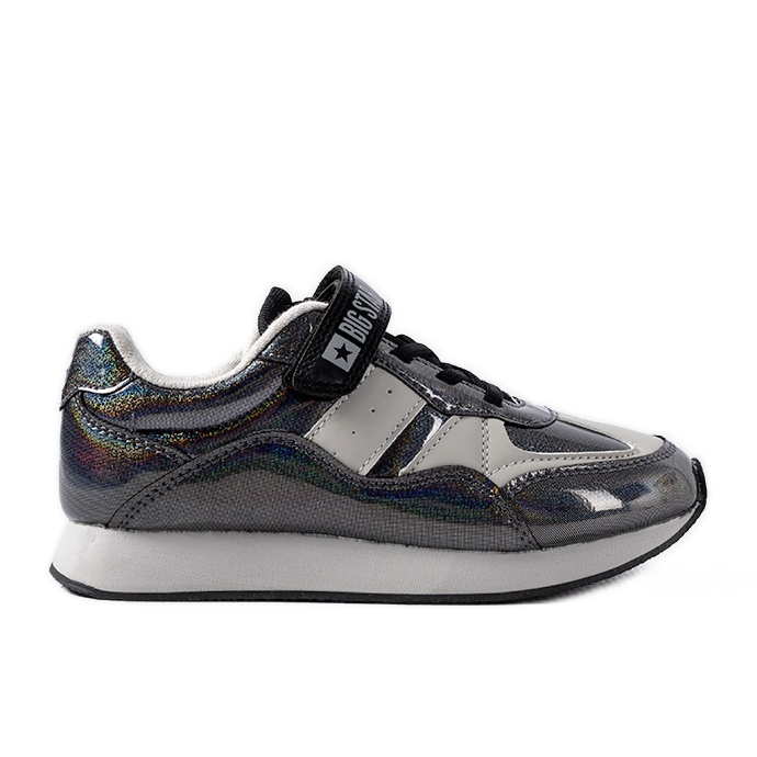 Svarta glitter sneakers Big Star KK374103