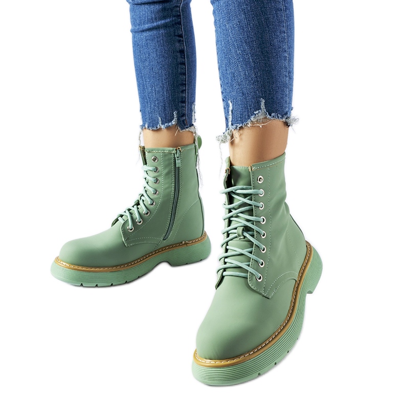 Inna Gröna klassiska Benvenuto-stövlar