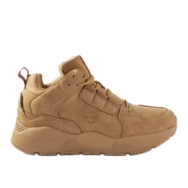 Caramel herrsneakers Big Star KK174248 beige