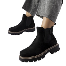 Svarta isolerade stövlar Big Star MM274372