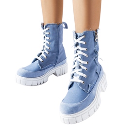 Blå isolerade Crispiero stövlar