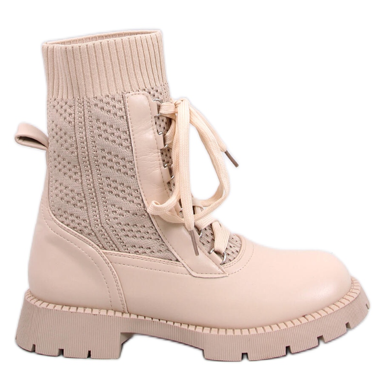 Tierr Beige tröja ankelboots