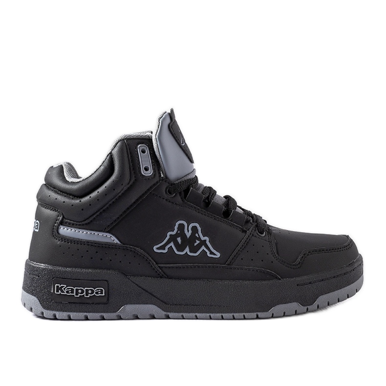Svarta och grå unisexskor Kappa 243316 Jonscha
