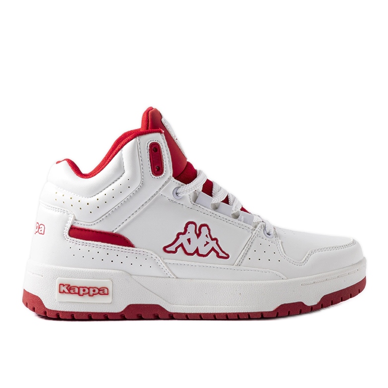Vita och röda unisexskor Kappa 243316 Jonscha