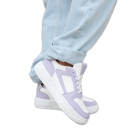 Inna Vita och lila klassiska Linneosneakers