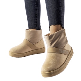 Beige snöstövlar Big Star MM274152