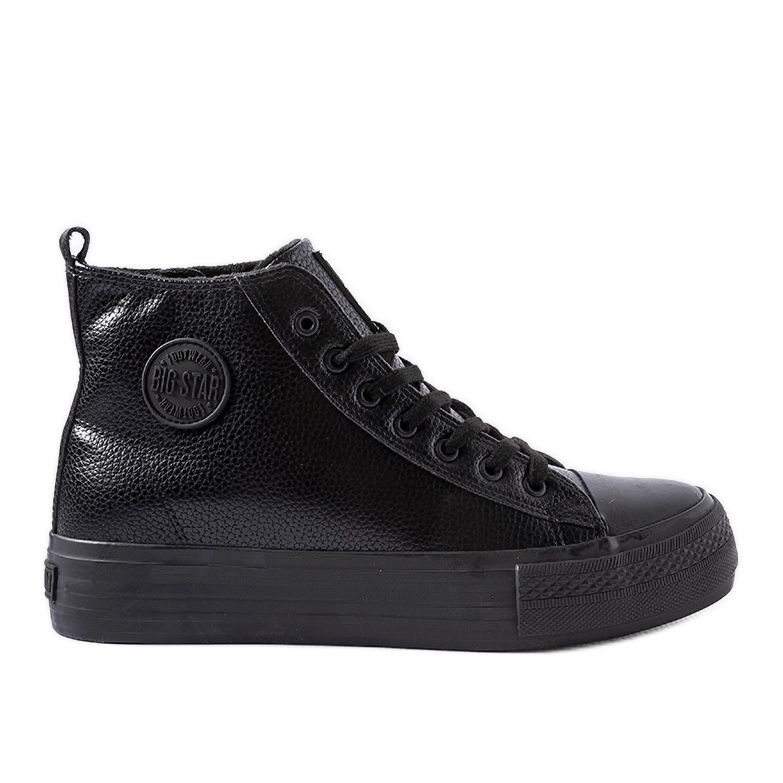 Svarta isolerade sneakers Big Star MM174065 906