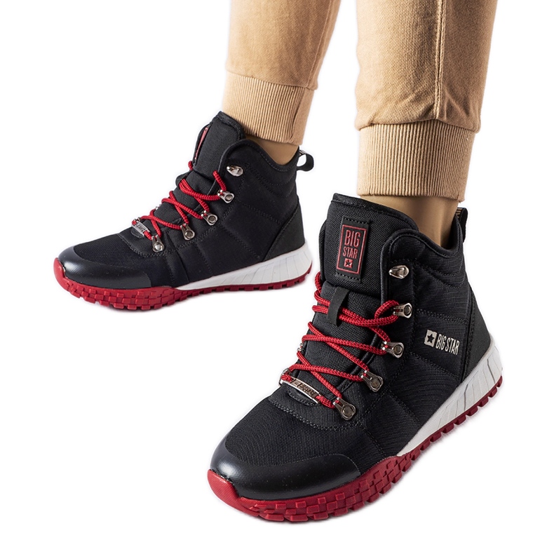 Svarta ungdomsskor Big Star KK274217