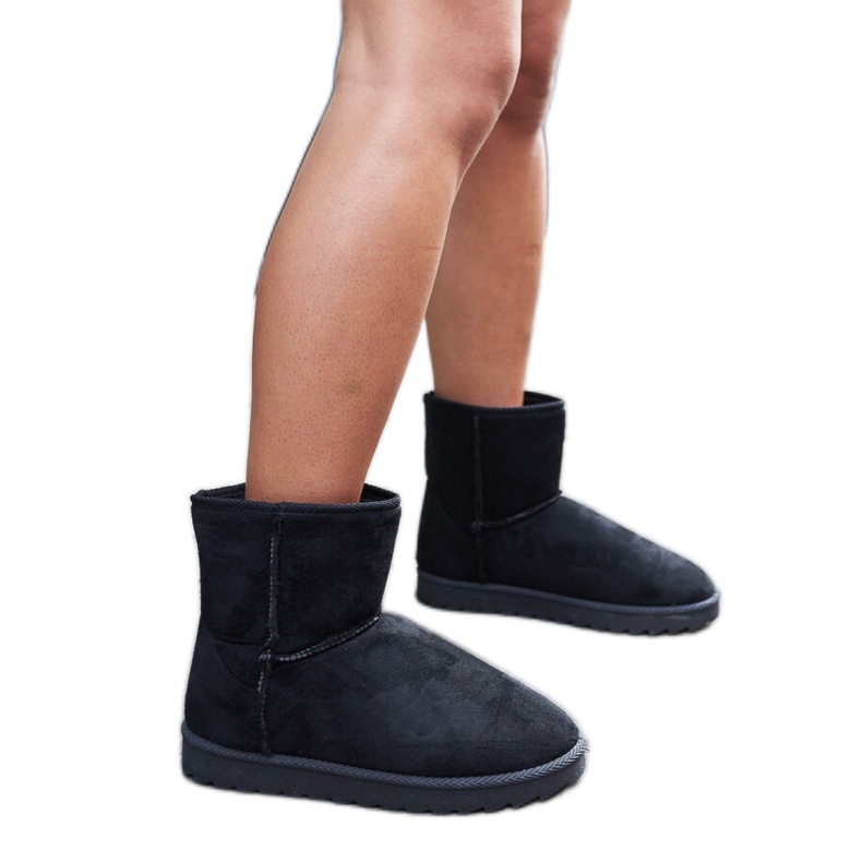 Svarta isolerade Custonaci snöstövlar