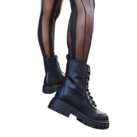 Inna Svarta klassiska isolerade Concordia stövlar