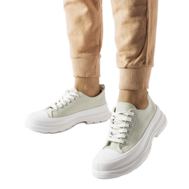 Gröna sneakers med Bettole sportsula