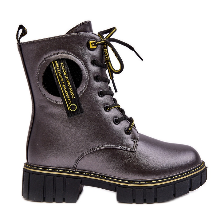 News Barns isolerade Trapper Boots Grå Iomare