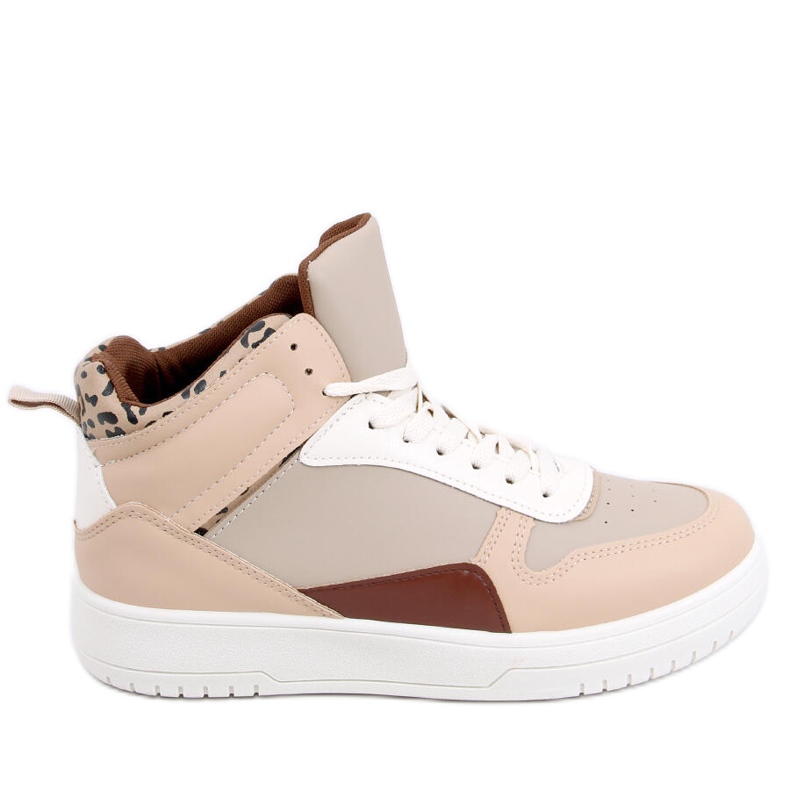 Ginger Khaki high-top sneakers beige