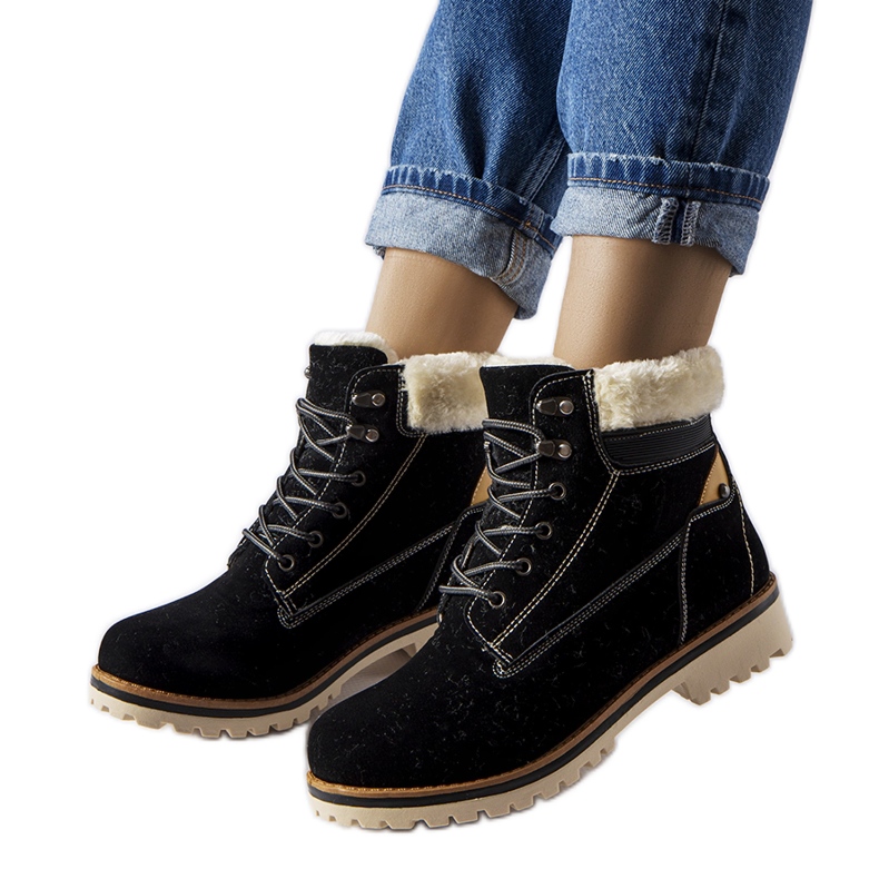 Inna Svarta isolerade Montalbino stövlar