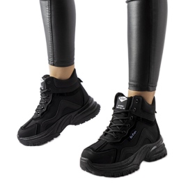 Svarta Lee Cooper LCJ-23-44-1976L stövlar