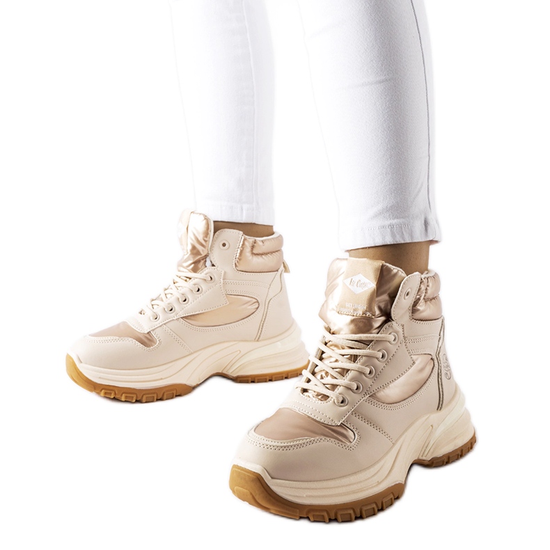 Beige stövlar Lee Cooper LCJ-23-44-1972L