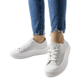 Grå Erbezzo plattformssneakers