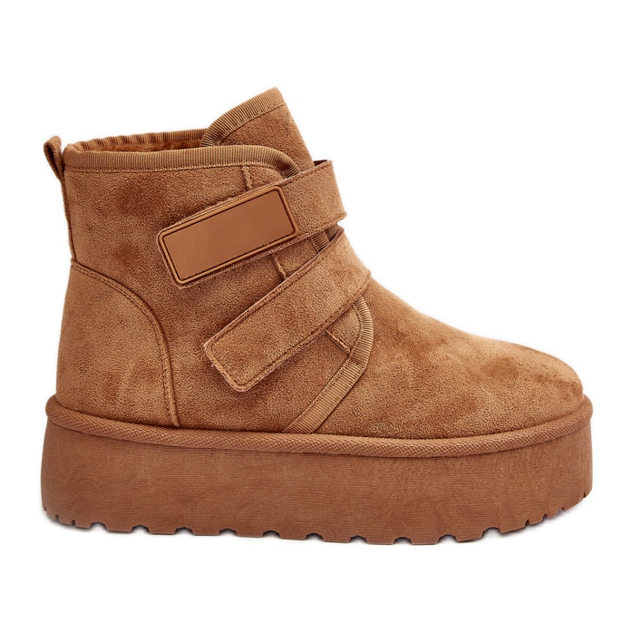 FG2 Camel Naredi Platform Snow Boots för kvinnor brun