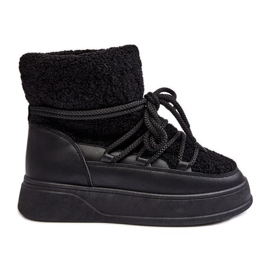 FG2 Snöskor för kvinnor, svart Ahatissa