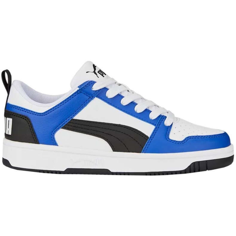 Puma Rebound Layup Lo Sl Jr skor 370490 19 vit