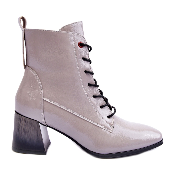 Vinceza Grå patentkängor