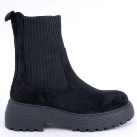Winters Svarta elastiska ankelboots