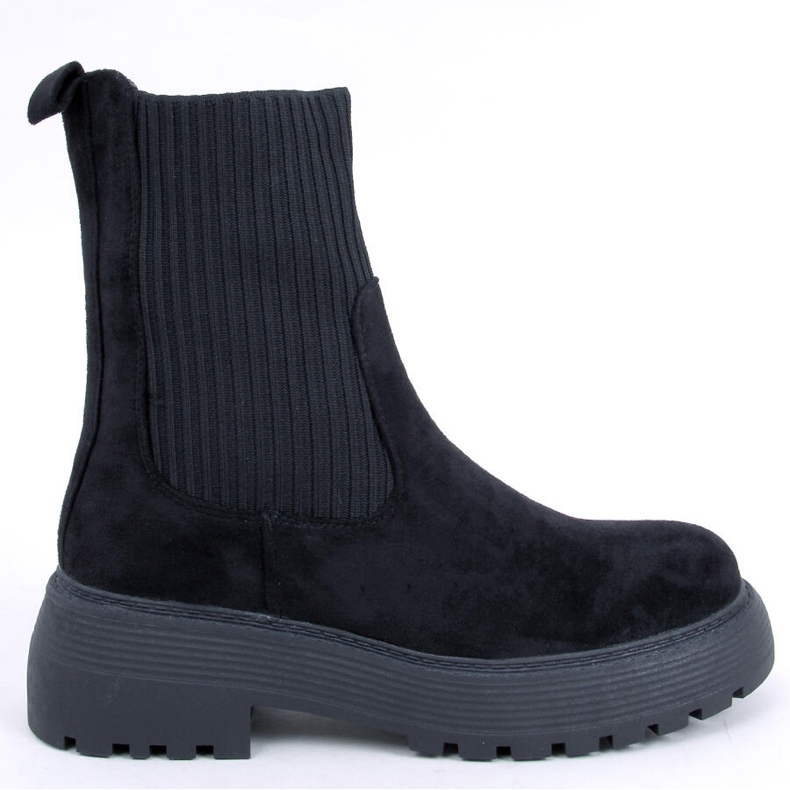 Winters Svarta elastiska ankelboots