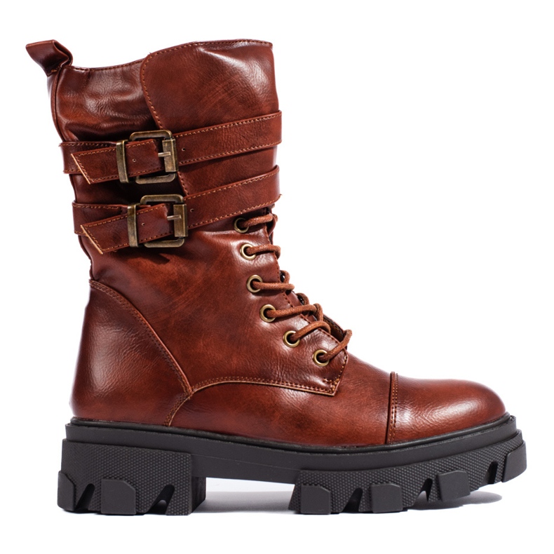 Bruna dambaggies med Shelovet-spännen