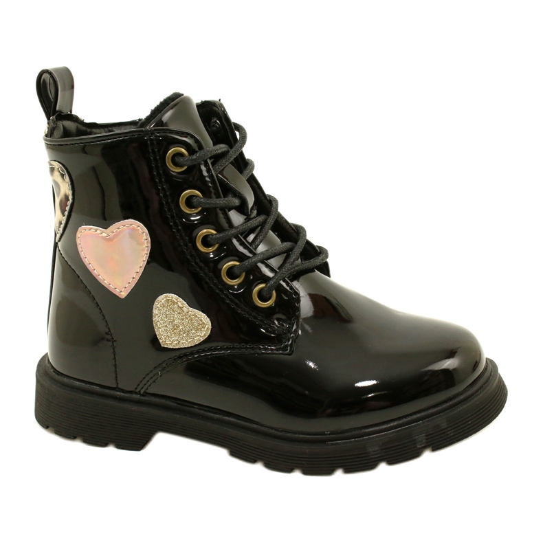 Lackade stövlar Miss 23DZ23-6599 svart