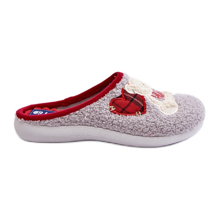 Hemmetofflor för damer med nallebjörn Inblu EC000095 Grå