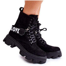 Seastar Höga stövlar i mocka med isolering, svarta