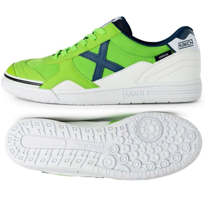 Munich Gresca 310 3000310 fotbollsskor grön