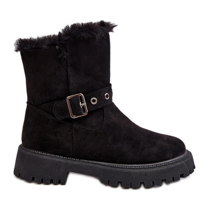 Vinceza Kvinnors ankelstövlar med pälsdragkedja Svart Morcos