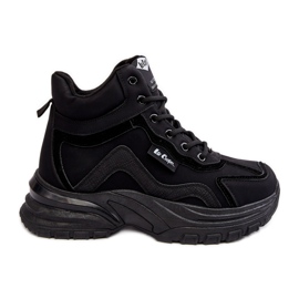 Trapper Boots för kvinnor Varm snörning Lee Cooper LCJ-23-44-1976L Svart