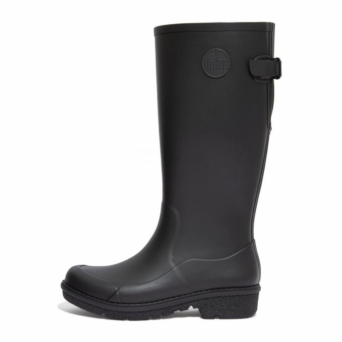 FitFlop Wonderwelly Tall W skor AH7-090 svart