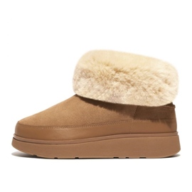 FitFlop GEN-FF Mini Dubbelsidiga Shearling Boots W GS6-A69 beige